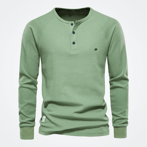 Blusa Masculina Gola Henley Elegano® Orlando