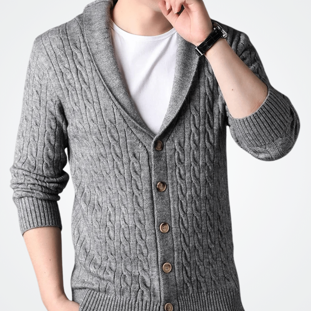 Cardigan Tricot Masculino Elegano® San Sebastian