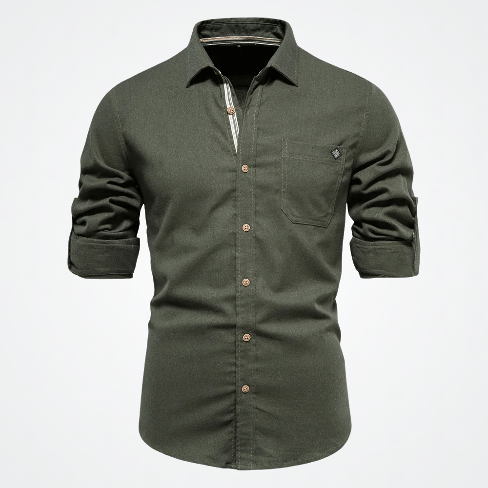 Camisa Social Masculina Elegano® Budget