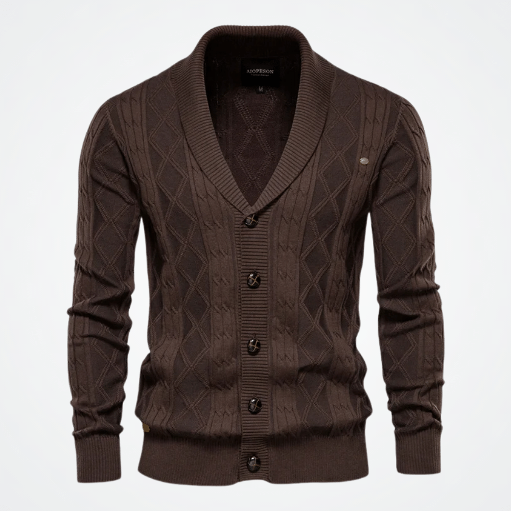 Cardigan Tricot Masculino Elegano® Manchester