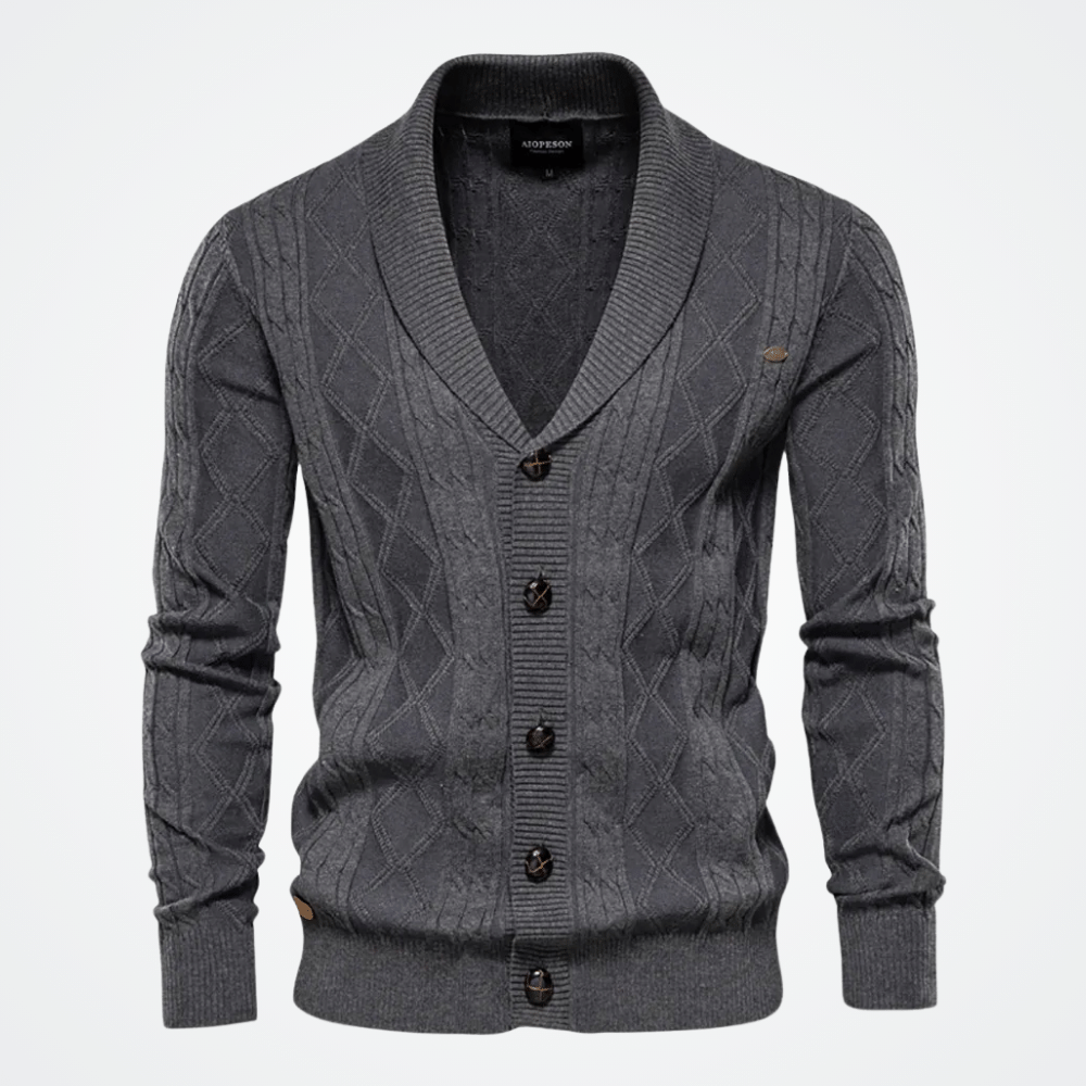 Cardigan Tricot Masculino Elegano® Manchester