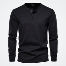 Blusa Masculina Gola Henley Elegano® Oymyakon