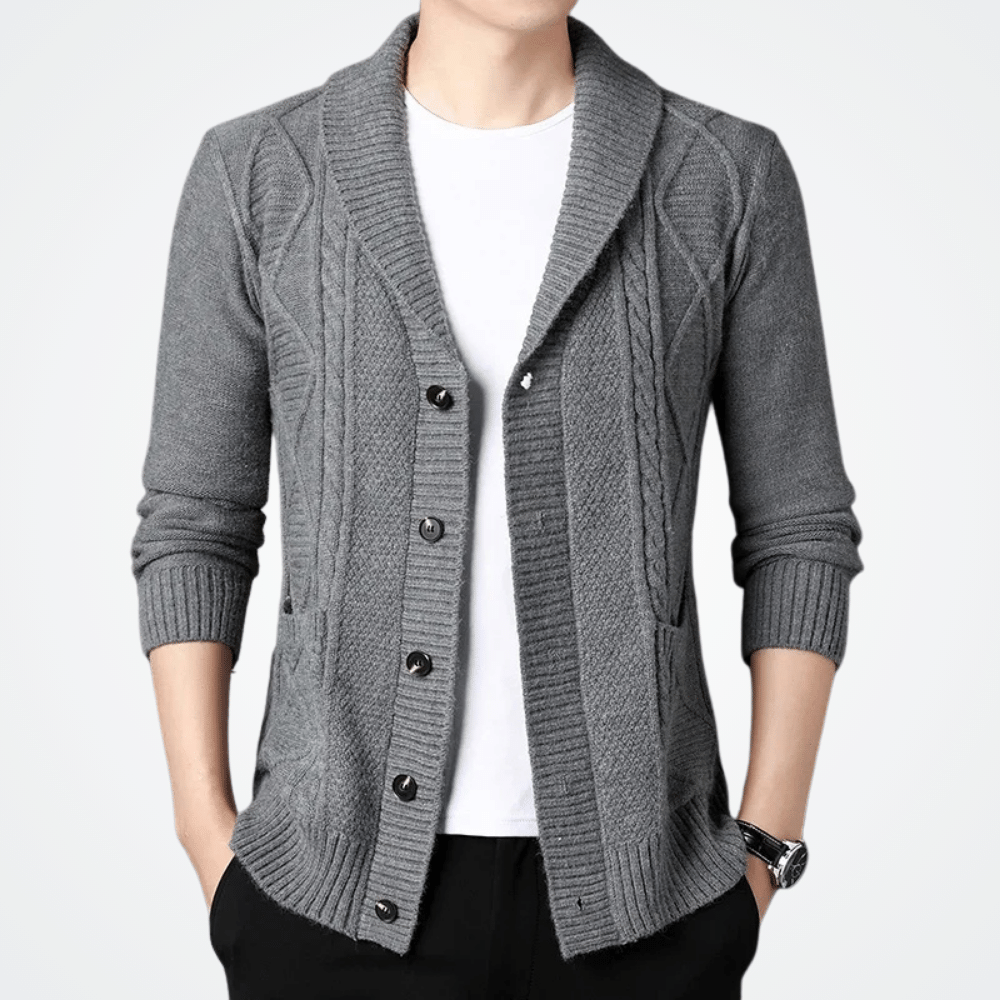 Cardigan Tricot Masculino Elegano® Arhus