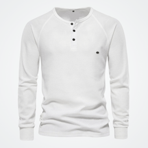 Blusa Masculina Gola Henley Elegano® Orlando