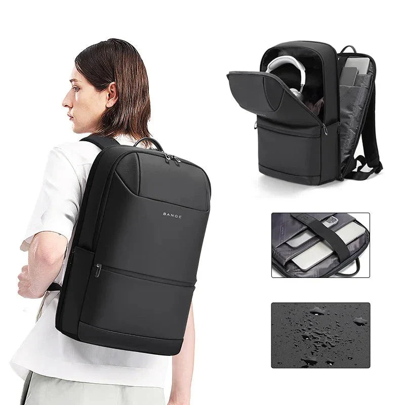 Mochila Executiva Multifuncional Sofisticada com Compartimento Para Notebook