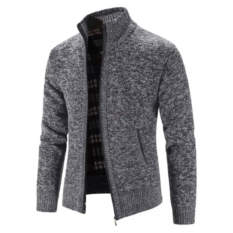 Cardigan Masculino Casual Crochet