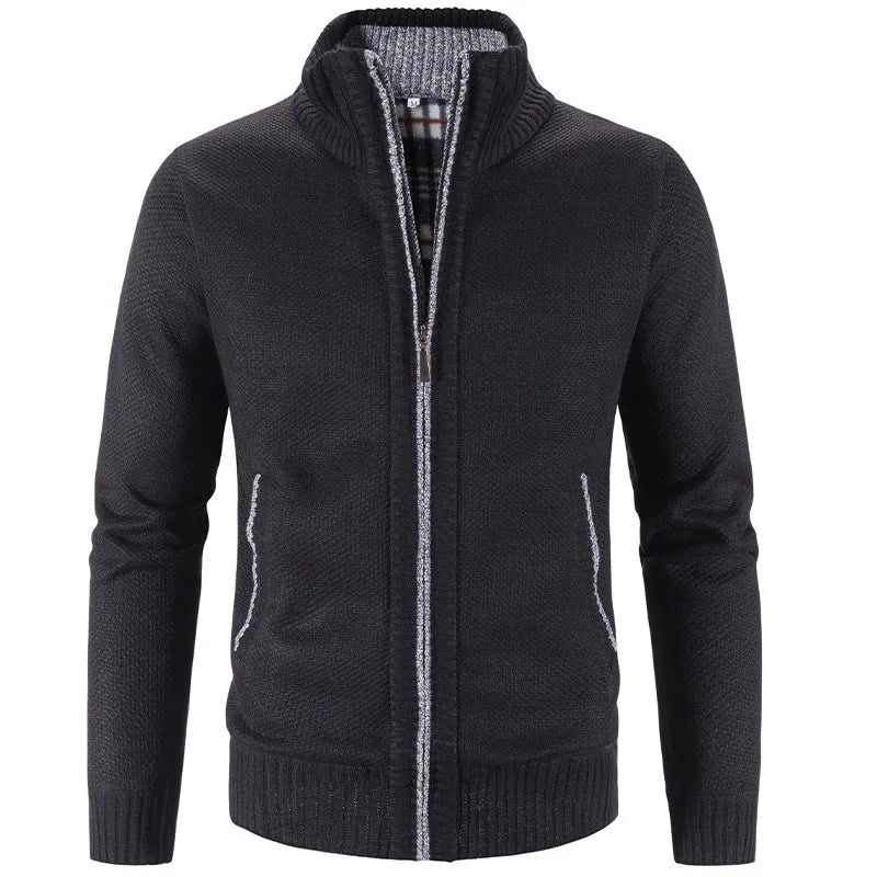 Cardigan Masculino Casual Crochet