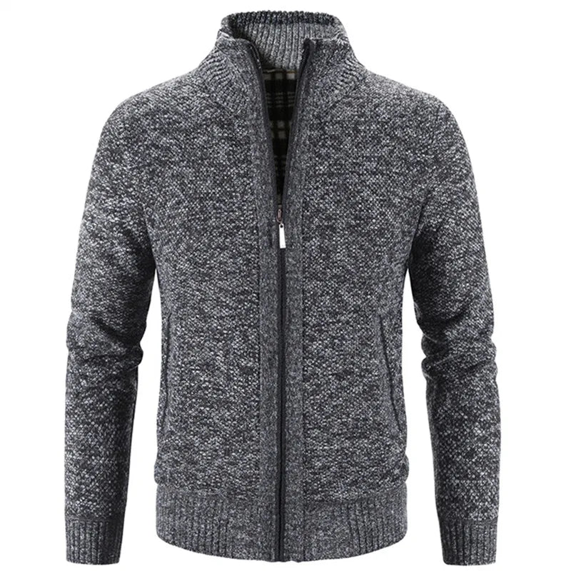 Cardigan Masculino Casual Crochet